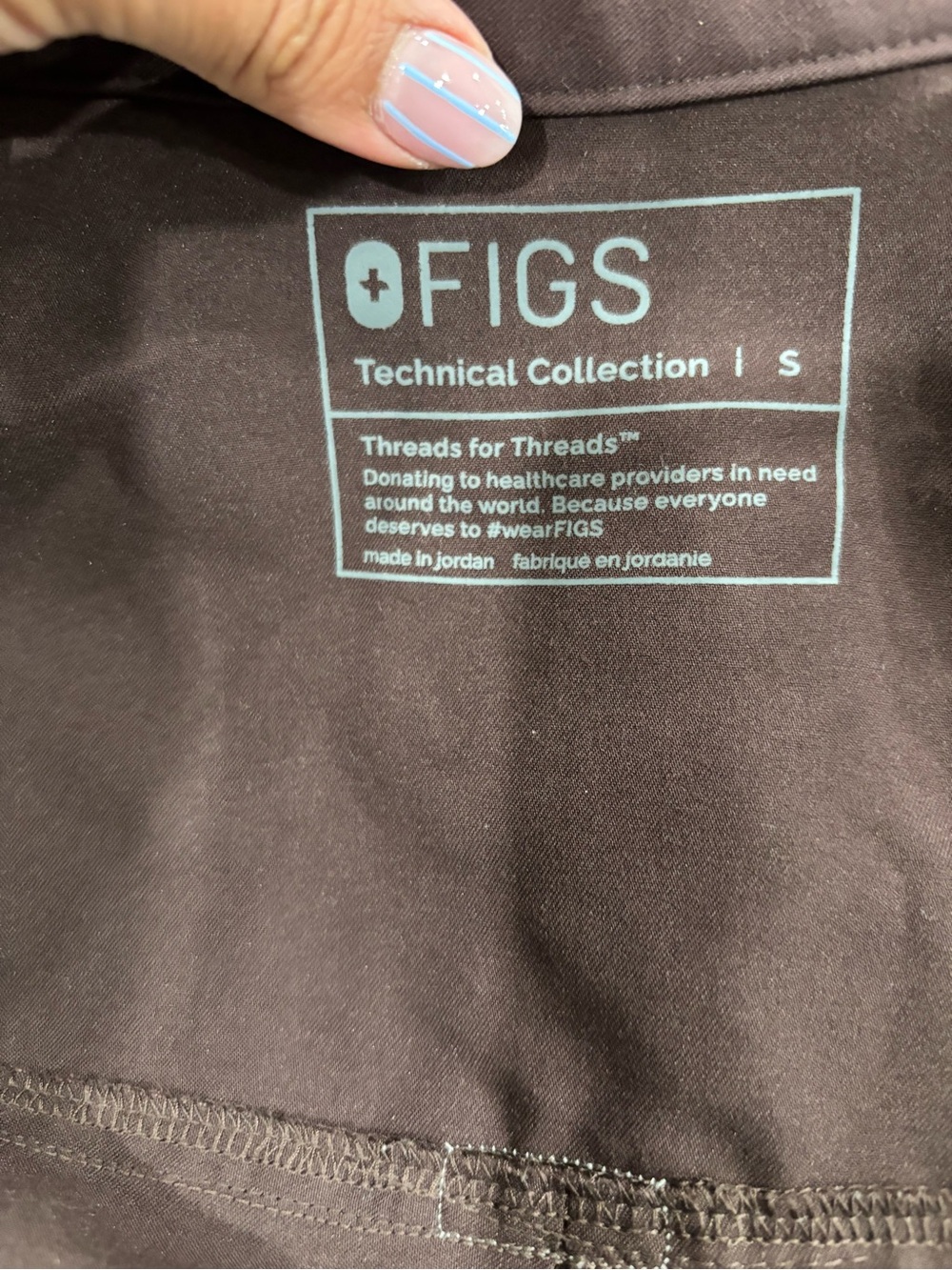 Figs Rafaela Tops Espresso - Picture 3 of 3